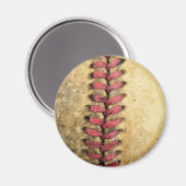 Vintag Baseball Magnet (Vorderseite/Rückseite)