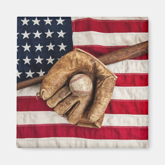 Vintag Baseball Magnet