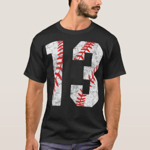 Vintag Baseball Mama 13 Jersey Baseball Favorit P T-Shirt