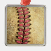 Vintag Baseball Ornament Aus Metall (Vorne)