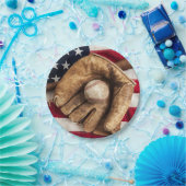 Vintag Baseball Pappteller (Party)