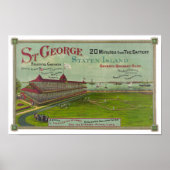 Vintag Baseball Park Poster (Vorne)