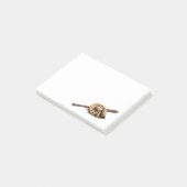 Vintag Baseball Post-it Klebezettel (angewinkelt)