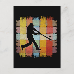 Vintag Baseball Postkarte