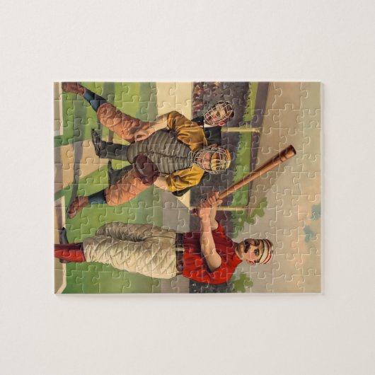 Vintag Baseball Puzzle (Horizontal)