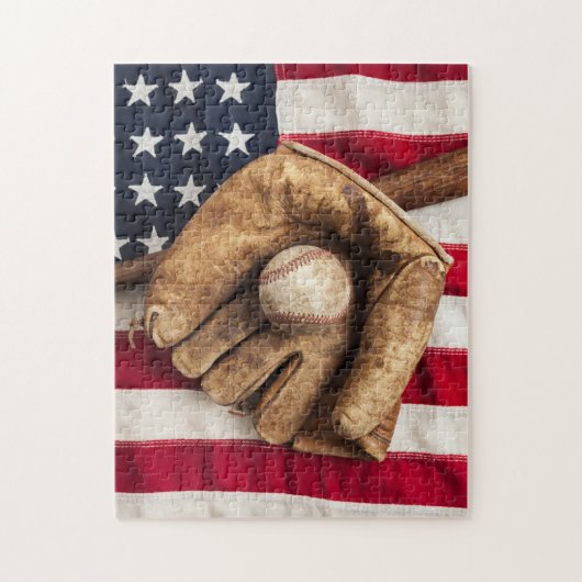 Vintag Baseball Puzzle (Vertikal)