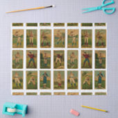 Vintag Baseball Seidenpapier (Basteln)