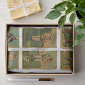 Vintag Baseball Seidenpapier (Geschenk)