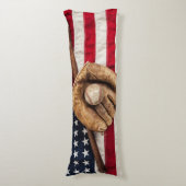 Vintag Baseball Seitenschläferkissen (Vorderseite Vertikal)