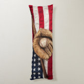 Vintag Baseball Seitenschläferkissen (Rückseite (Vertikal))