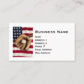 Vintag Baseball Visitenkarte (Vorderseite)