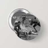 Vintag Baseball von Thure De Thulstrup, 1885 Button (Vorne & Hinten)