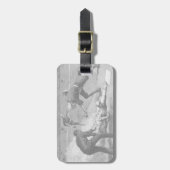 Vintag Baseball von Thure De Thulstrup, 1885 Gepäckanhänger (Vorderseite vertikal)