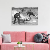 Vintag Baseball von Thure De Thulstrup, 1885 Leinwanddruck (Insitu (Wohnzimmer))