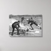 Vintag Baseball von Thure De Thulstrup, 1885 Leinwanddruck (Vorderseite)