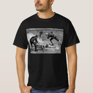 Vintag Baseball von Thure De Thulstrup, 1885 T-Shirt