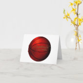 Vintag Basketball Geburtstag Karte (Gelbe Blume)