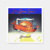 Vintag Basketball Serviette (Vorderseite)