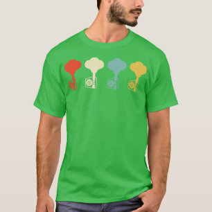 Vintag Bass Guitar Player Retro T-Shirt