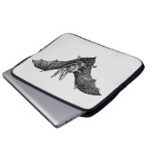 Vintag Bat Gothic Vampire Laptopschutzhülle (Vorne Knopf)