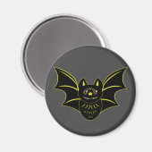 Vintag Bat Magnet (Vorderseite/Rückseite)