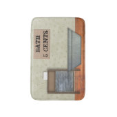 Vintag Bath Mat Badematte (Vorderseite Vertikal)
