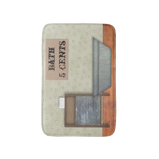 Vintag Bath Mat Badematte (Vorderseite Vertikal)