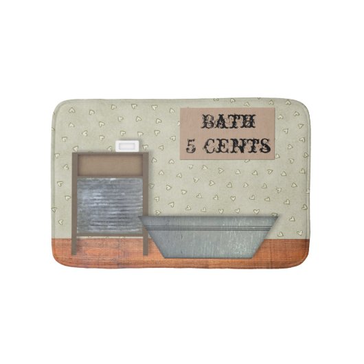 Vintag Bath Mat Badematte (Vorderseite)