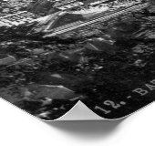 Vintag Bath panorama, Somerset, England c1895 Poster (Ecke)