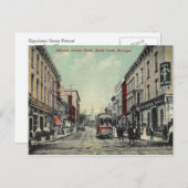 Vintag Battle Creek Michigan Postkarte (Vorne/Hinten)