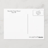 Vintag Battle Creek Michigan Postkarte (Rückseite)