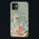 Vintag Beach Bicycle Rustikales Holz Rosa Rosa Ros Case-Mate iPhone Hülle<br><div class="desc">Spaß,  Vintager Stil,  geschaffen mit neuen Kunstwerken des international renommierten Künstlers Audrey Jeanne Roberts.  Das Hotel ist in einem Graugarten mit viktorianischem Strandfahrrad untergebracht. Die Rose ist in Rosa und Rosa gehalten.  Urheberrecht.</div>