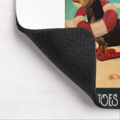 Vintag Beach Cocktail Dackel Mousepad (Ecke)