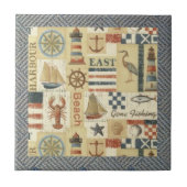 Vintag Beach Comber Tile Fliese (Vorderseite)
