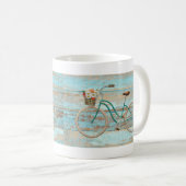 Vintag Beach Cruiser Fahrrad Altes Fahrrad Kaffeetasse (VorderseiteRechts)