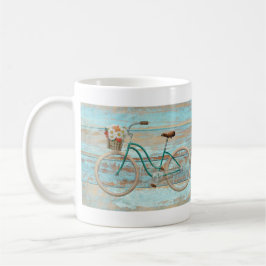 Vintag Beach Cruiser Fahrrad Altes Fahrrad Kaffeetasse