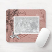 Vintag Beach Erinnerungen Foto Frame Mousepad (Mit Mouse)
