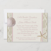 Vintag Beach Luncheon Einladung (Rückseite)