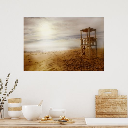 Vintag Beach Poster (Küche)