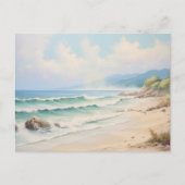 Vintag Beach Postkarte (Vorderseite)