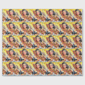 Vintag Beach Tattoo Pinup Geschenkpapier (Flach)