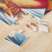 Vintag Beach Tattoo Pinup Puzzle (Seite)