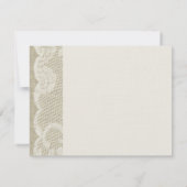 Vintag Beach Tour Lila Einladung (Rückseite)