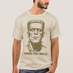 Vintag beängstigend Frankensteins Monster-Grafik T-Shirt