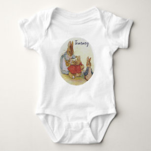 Vintag Beatrix Potter Peter, Rabbit Kinderzimmer Baby Strampler