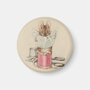 Vintag Beatrix Potter Tailor von Gloucester Mouse Magnet