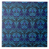 Vintag Beautiful Art Nouveau Pattern Fliese (Vorderseite)