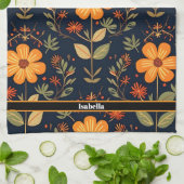 Vintag Beautiful Floral Modern Collection Geschirrtuch (Gefaltet)
