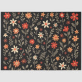 Vintag Beautiful Floral Trendy Collection Seidenpapier (Vorderseite)