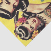 Vintag Beauty Button-Ups Seidenpapier (Ausschnitt)